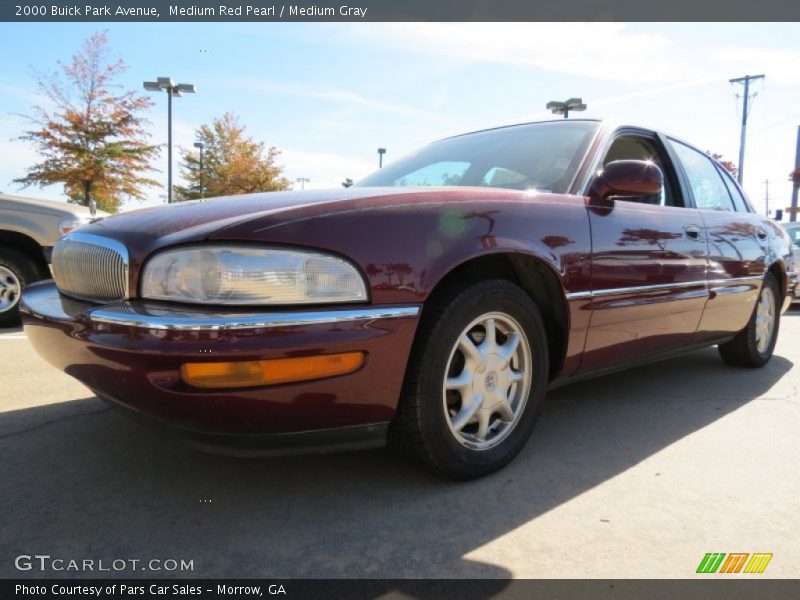 Medium Red Pearl / Medium Gray 2000 Buick Park Avenue