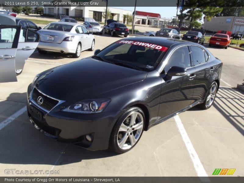 Smoky Granite Mica / Light Gray 2011 Lexus IS 250