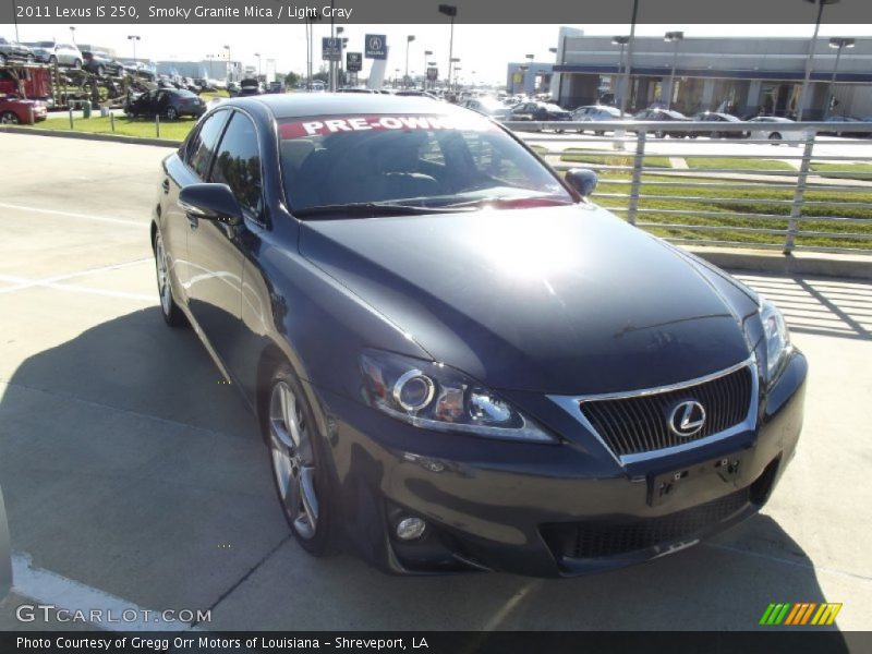 Smoky Granite Mica / Light Gray 2011 Lexus IS 250