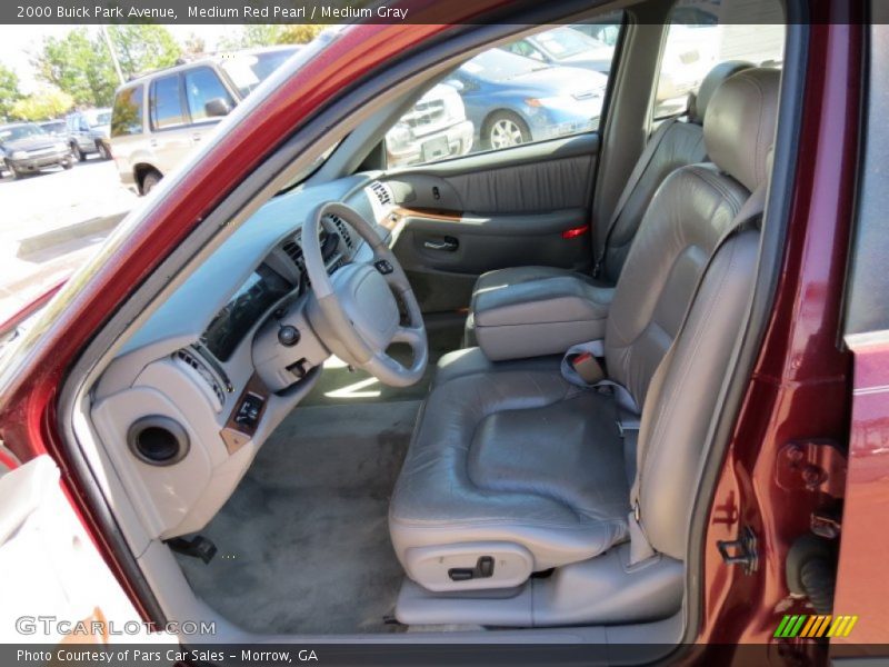 Medium Red Pearl / Medium Gray 2000 Buick Park Avenue