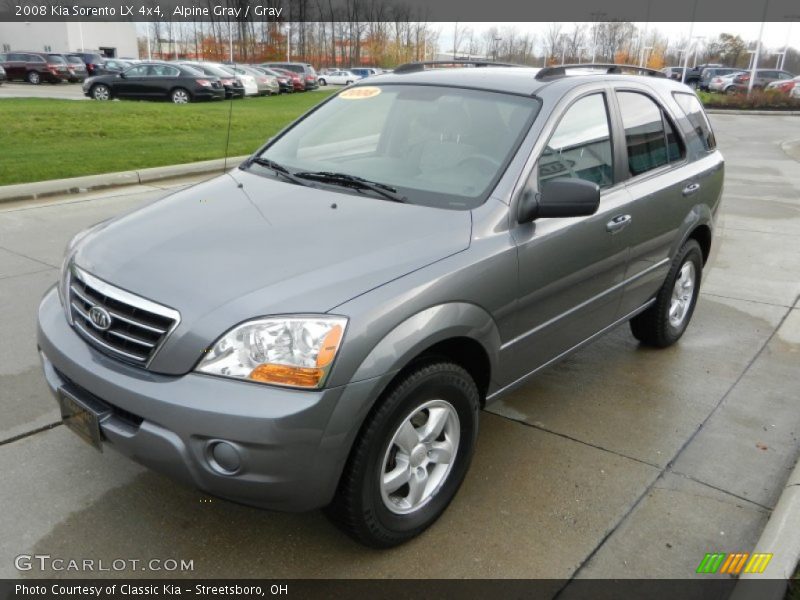Alpine Gray / Gray 2008 Kia Sorento LX 4x4