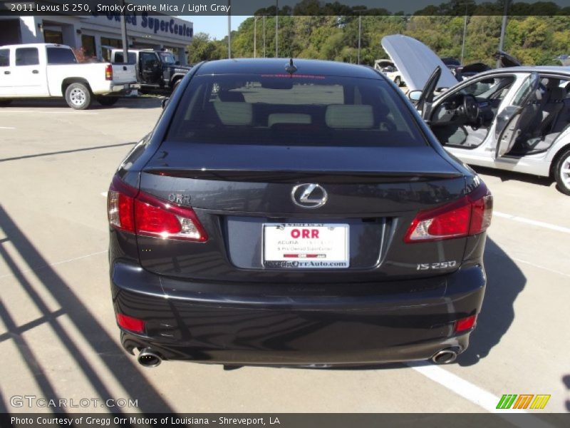 Smoky Granite Mica / Light Gray 2011 Lexus IS 250