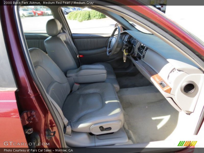Medium Red Pearl / Medium Gray 2000 Buick Park Avenue