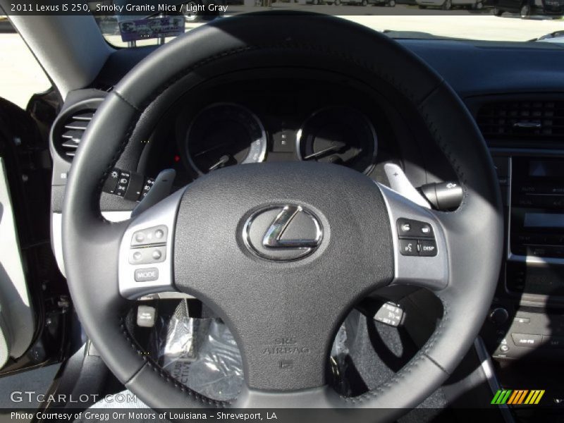 Smoky Granite Mica / Light Gray 2011 Lexus IS 250