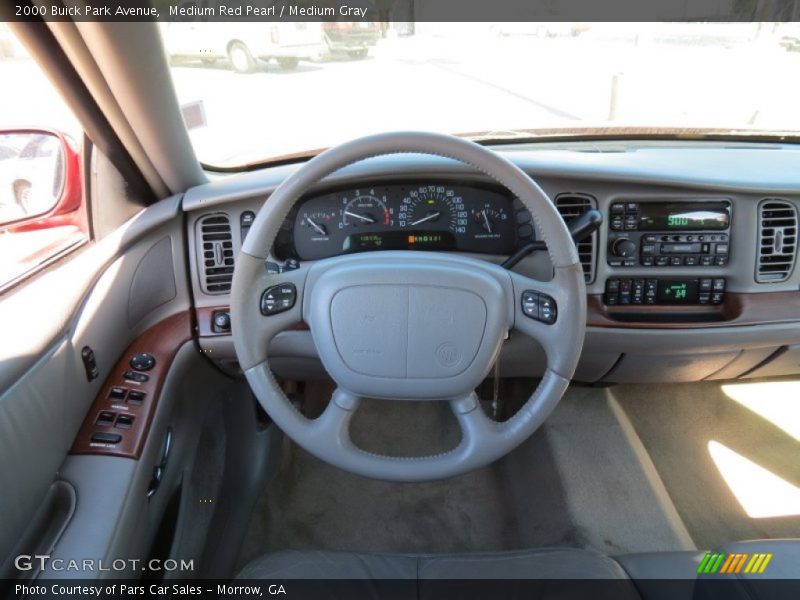 Medium Red Pearl / Medium Gray 2000 Buick Park Avenue