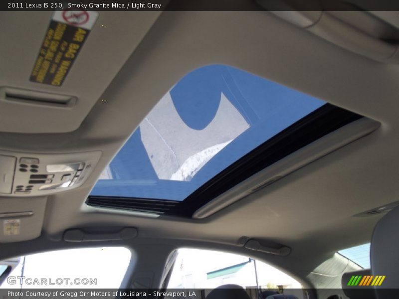 Smoky Granite Mica / Light Gray 2011 Lexus IS 250