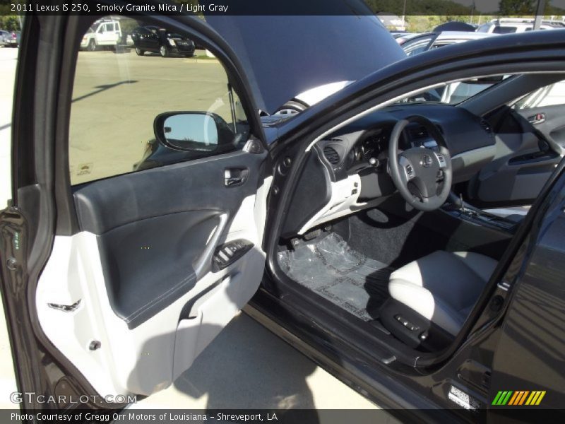 Smoky Granite Mica / Light Gray 2011 Lexus IS 250