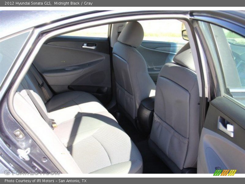 Midnight Black / Gray 2012 Hyundai Sonata GLS