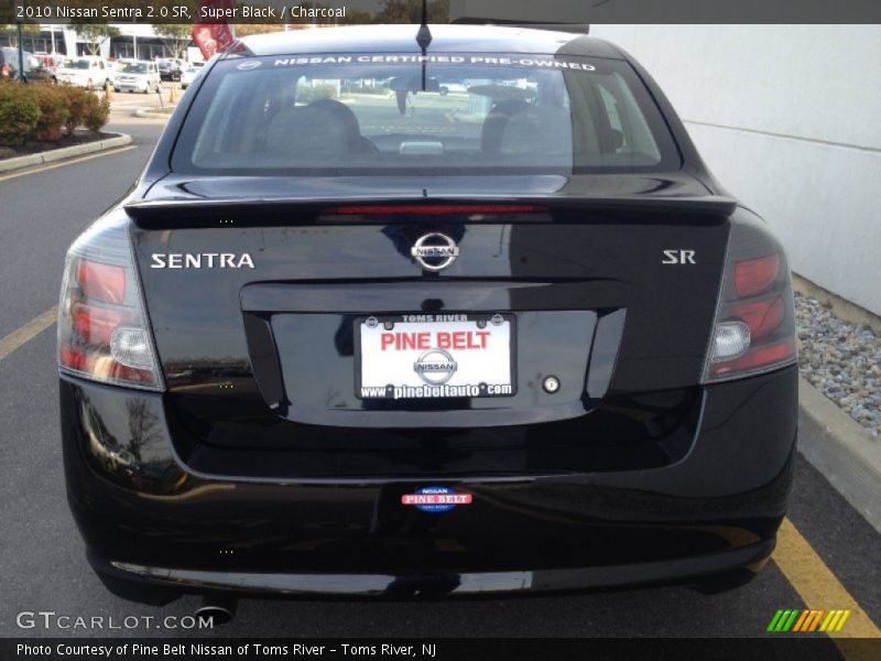 Super Black / Charcoal 2010 Nissan Sentra 2.0 SR