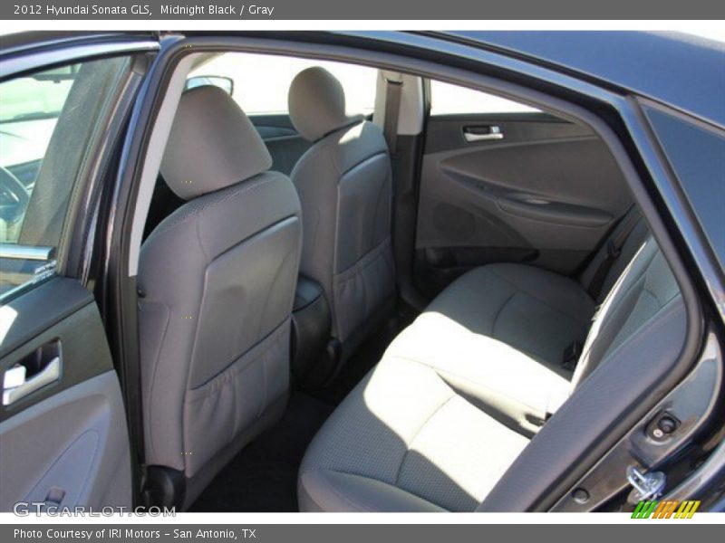 Midnight Black / Gray 2012 Hyundai Sonata GLS