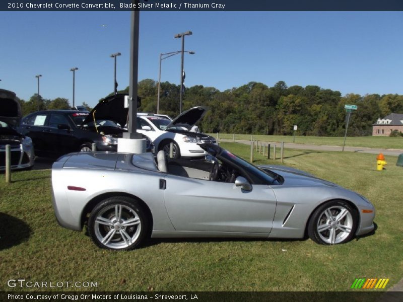  2010 Corvette Convertible Blade Silver Metallic