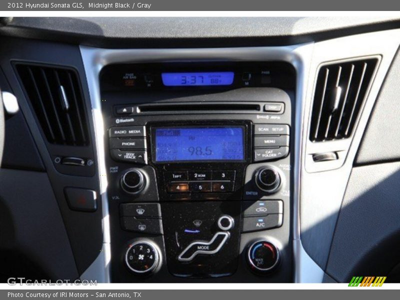 Midnight Black / Gray 2012 Hyundai Sonata GLS