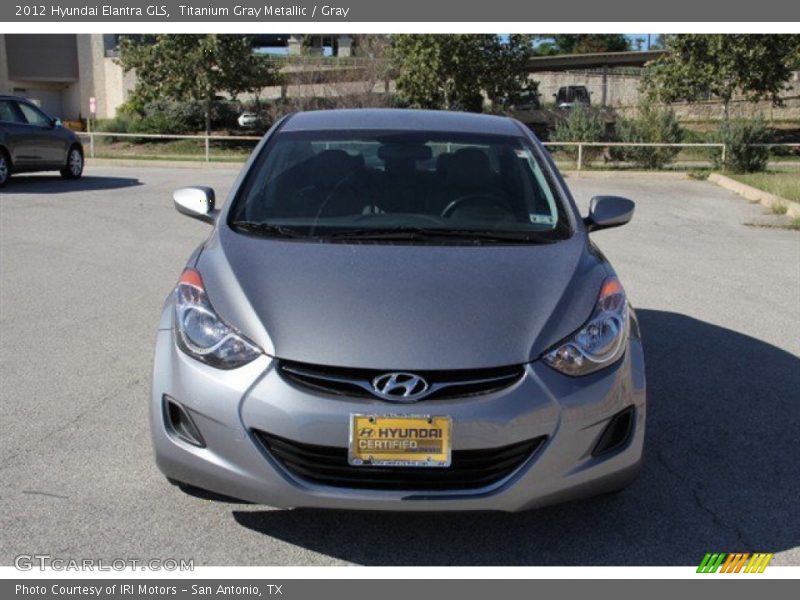 Titanium Gray Metallic / Gray 2012 Hyundai Elantra GLS