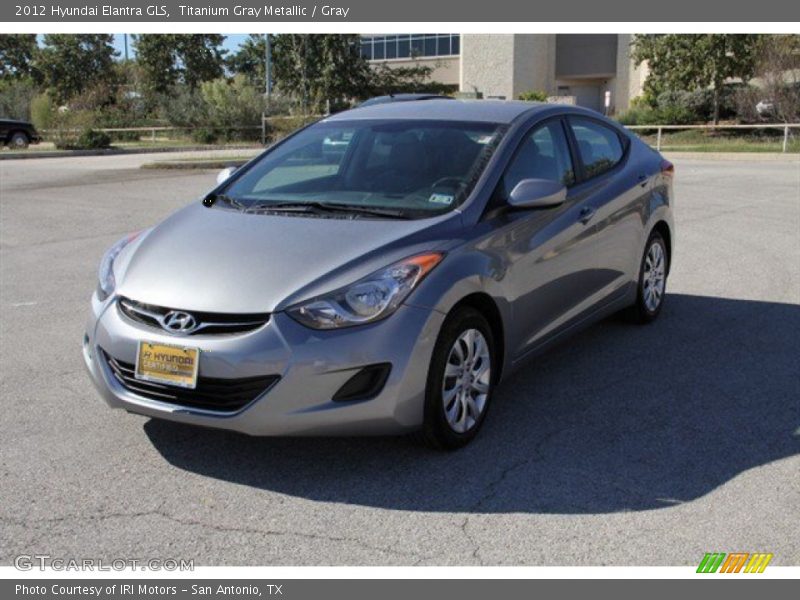 Titanium Gray Metallic / Gray 2012 Hyundai Elantra GLS