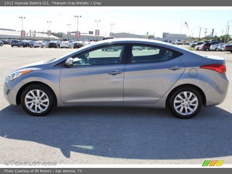 Titanium Gray Metallic / Gray 2012 Hyundai Elantra GLS
