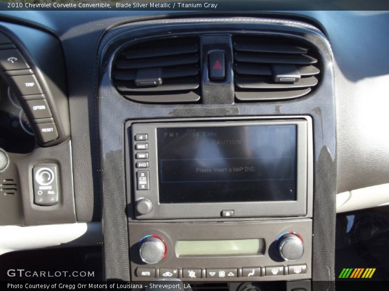 Blade Silver Metallic / Titanium Gray 2010 Chevrolet Corvette Convertible