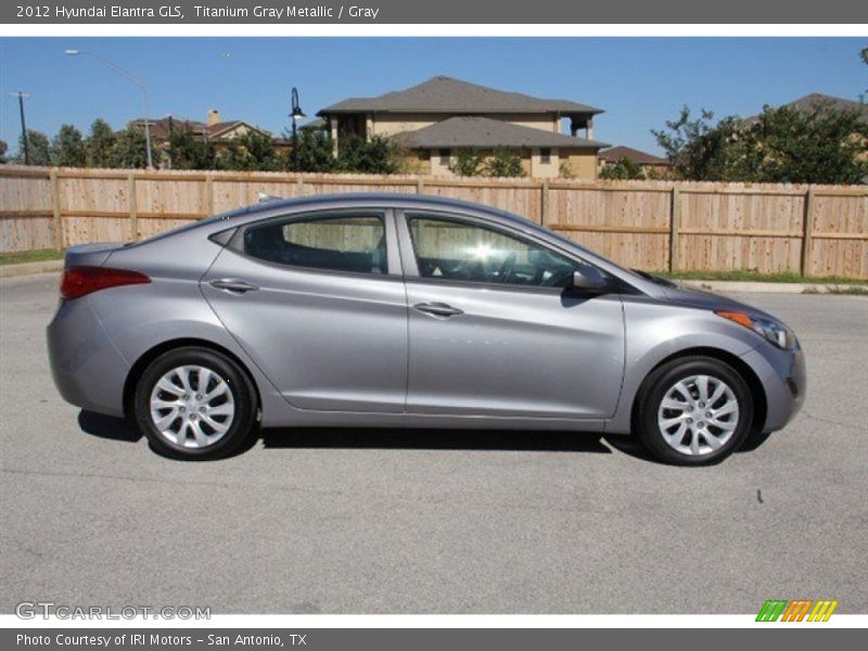 Titanium Gray Metallic / Gray 2012 Hyundai Elantra GLS