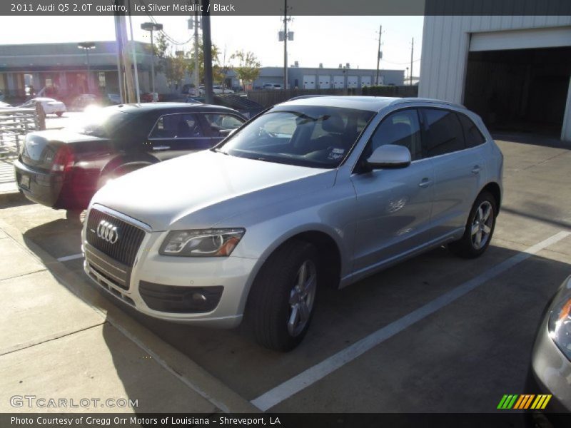 Ice Silver Metallic / Black 2011 Audi Q5 2.0T quattro