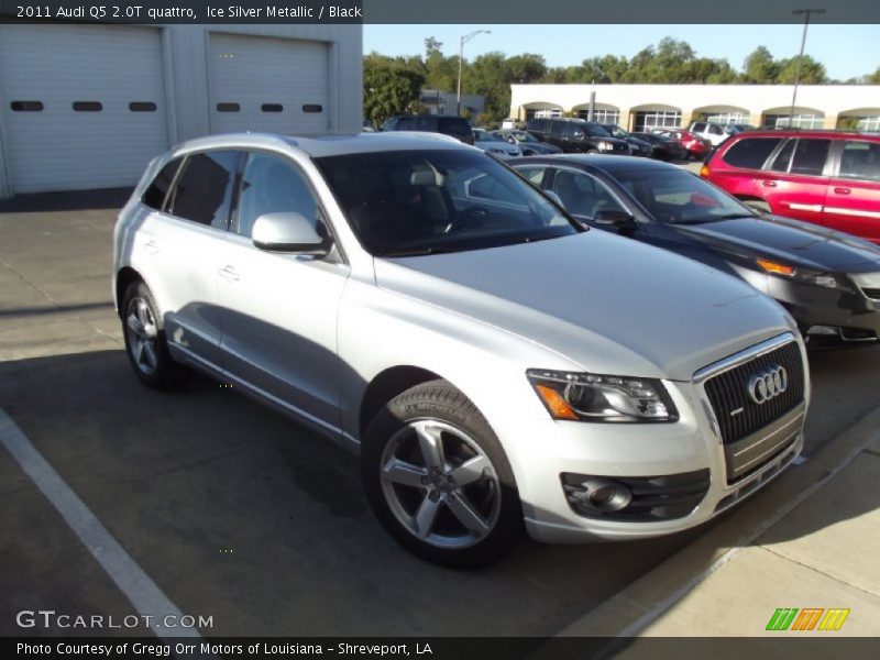 Ice Silver Metallic / Black 2011 Audi Q5 2.0T quattro