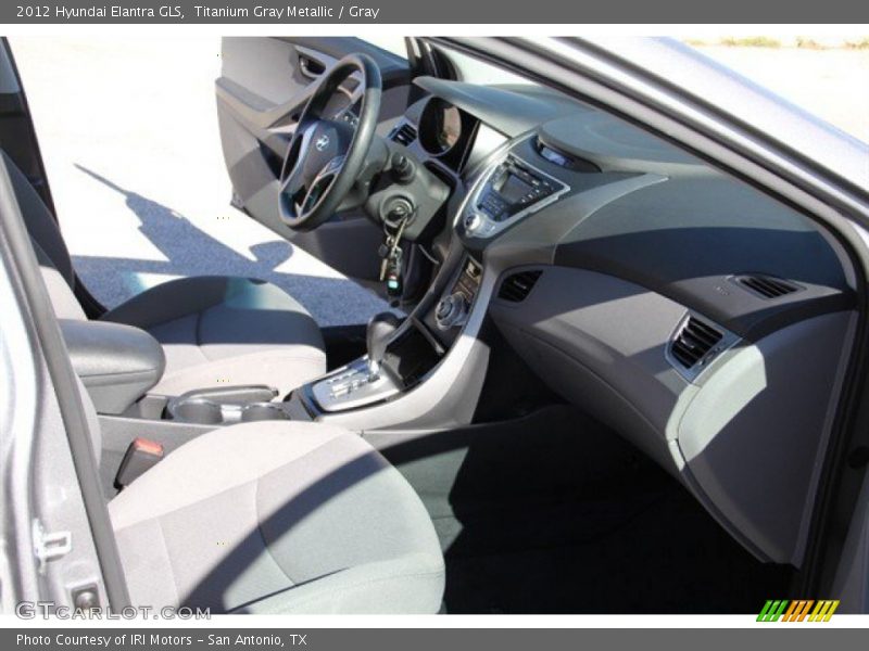 Titanium Gray Metallic / Gray 2012 Hyundai Elantra GLS