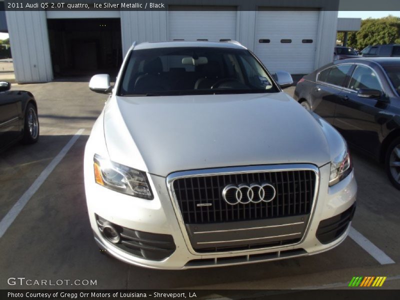 Ice Silver Metallic / Black 2011 Audi Q5 2.0T quattro
