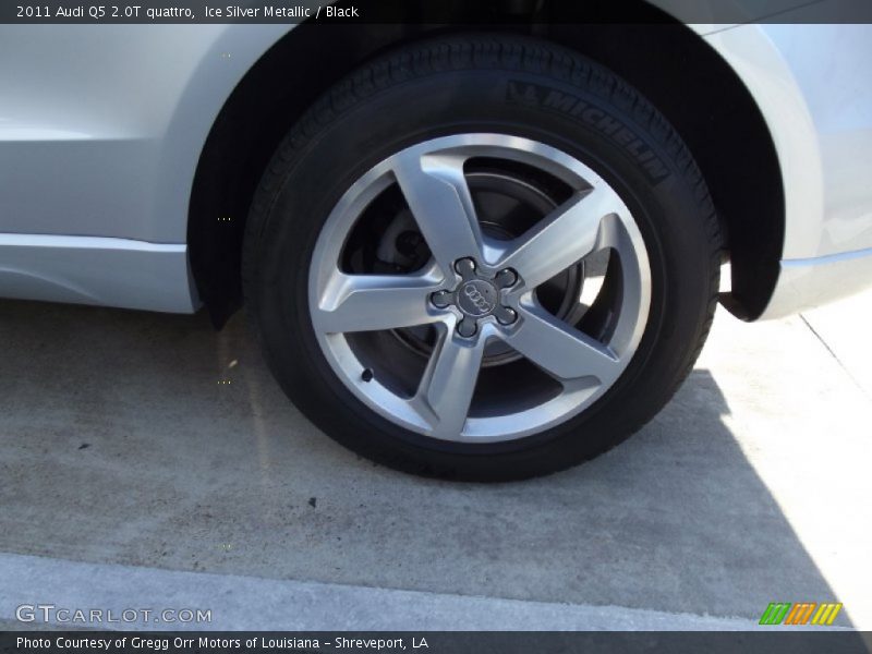 Ice Silver Metallic / Black 2011 Audi Q5 2.0T quattro
