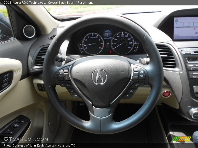 Crystal Black Pearl / Parchment 2013 Acura RDX Technology