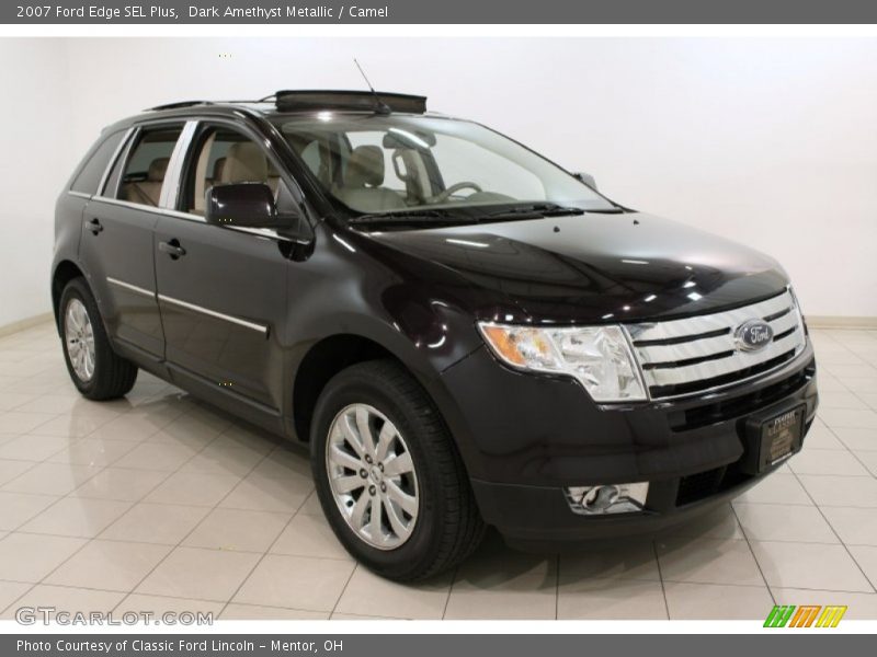 Dark Amethyst Metallic / Camel 2007 Ford Edge SEL Plus