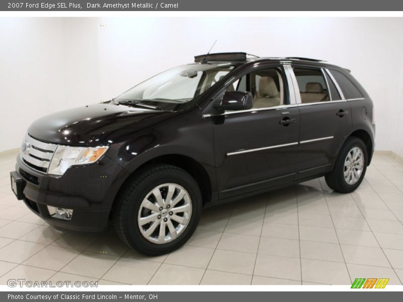 Dark Amethyst Metallic / Camel 2007 Ford Edge SEL Plus
