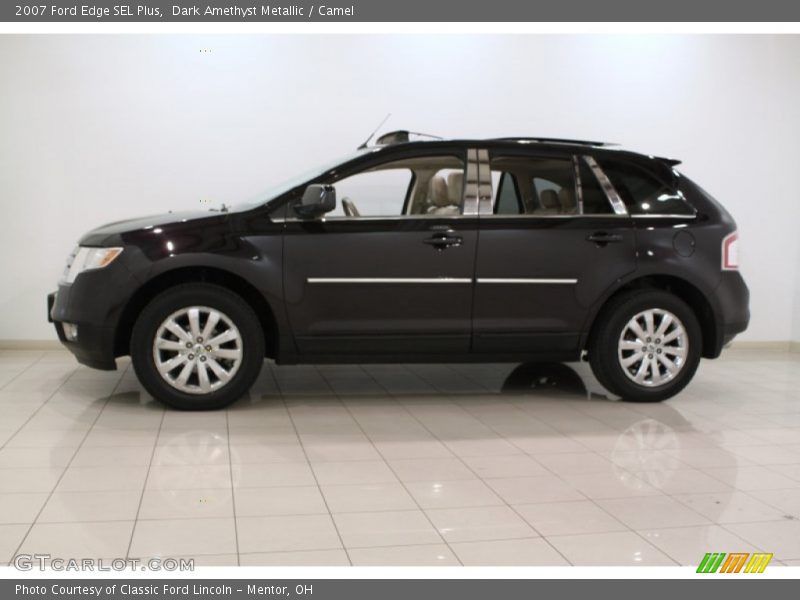 Dark Amethyst Metallic / Camel 2007 Ford Edge SEL Plus