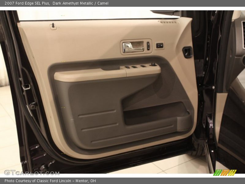Dark Amethyst Metallic / Camel 2007 Ford Edge SEL Plus