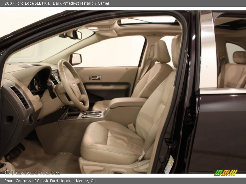 Dark Amethyst Metallic / Camel 2007 Ford Edge SEL Plus