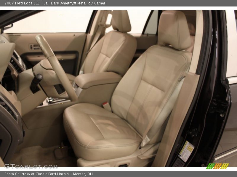 Dark Amethyst Metallic / Camel 2007 Ford Edge SEL Plus