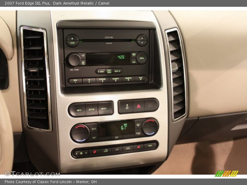 Dark Amethyst Metallic / Camel 2007 Ford Edge SEL Plus