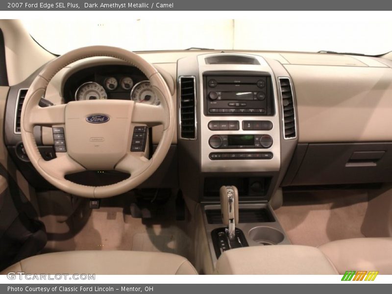 Dark Amethyst Metallic / Camel 2007 Ford Edge SEL Plus