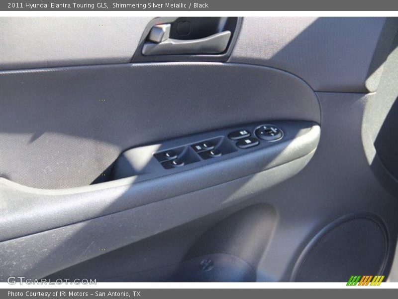 Shimmering Silver Metallic / Black 2011 Hyundai Elantra Touring GLS