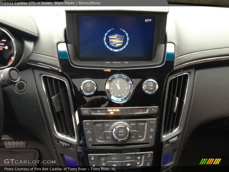 Controls of 2012 CTS -V Sedan