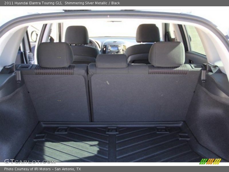 Shimmering Silver Metallic / Black 2011 Hyundai Elantra Touring GLS