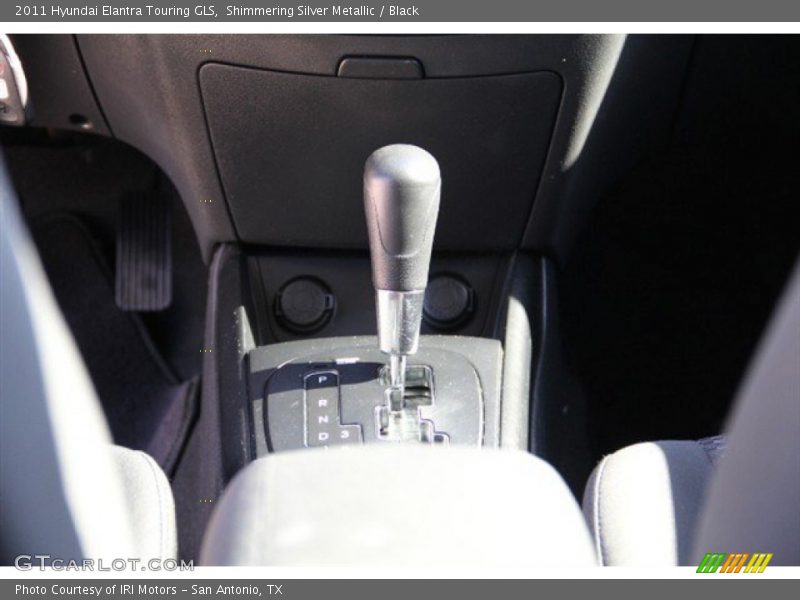 Shimmering Silver Metallic / Black 2011 Hyundai Elantra Touring GLS
