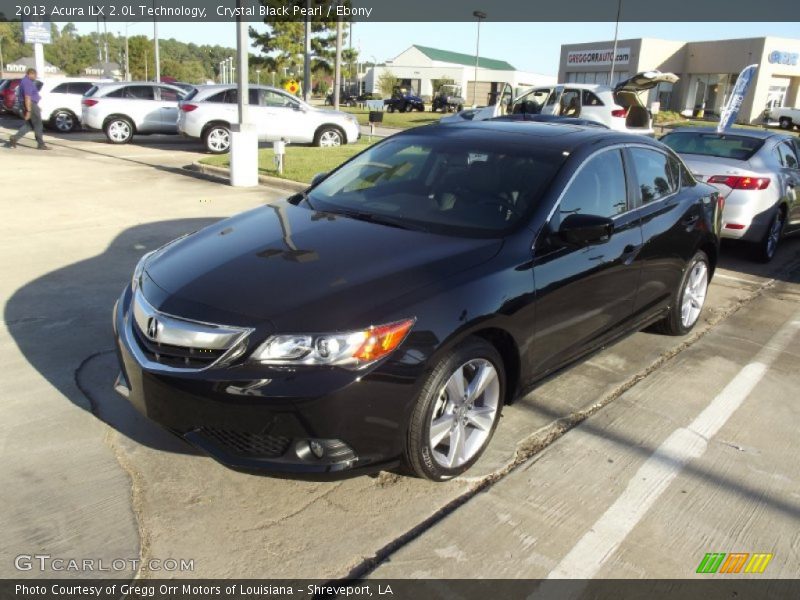 Crystal Black Pearl / Ebony 2013 Acura ILX 2.0L Technology