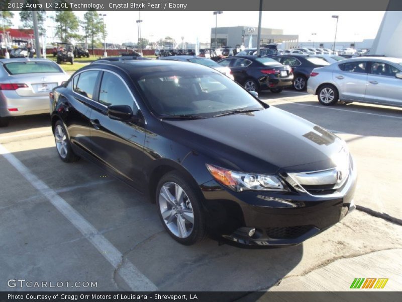 Crystal Black Pearl / Ebony 2013 Acura ILX 2.0L Technology