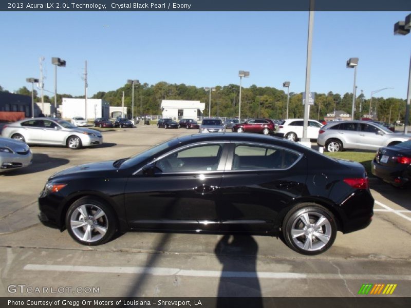 Crystal Black Pearl / Ebony 2013 Acura ILX 2.0L Technology