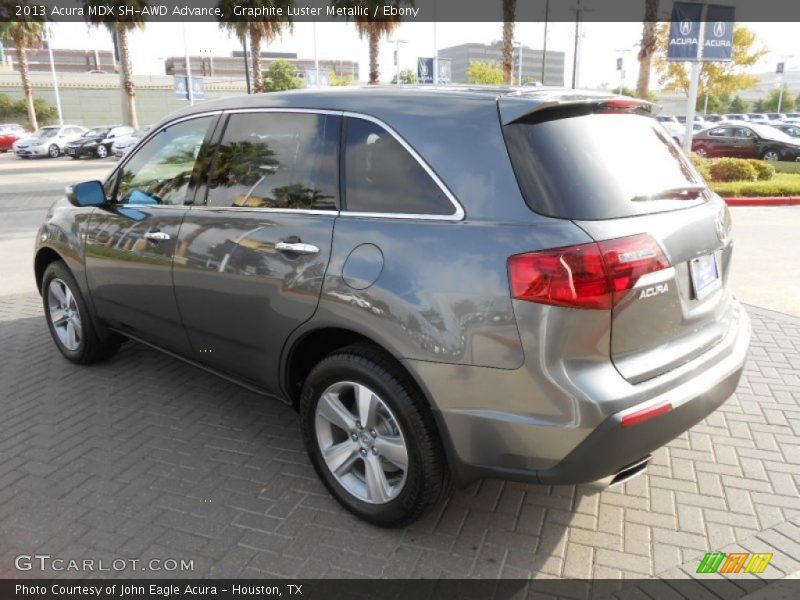 Graphite Luster Metallic / Ebony 2013 Acura MDX SH-AWD Advance