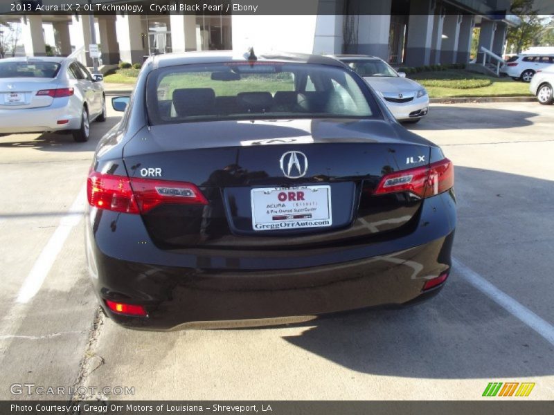 Crystal Black Pearl / Ebony 2013 Acura ILX 2.0L Technology