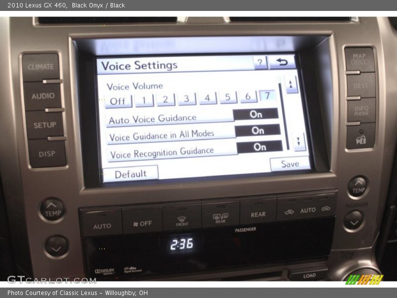 Black Onyx / Black 2010 Lexus GX 460