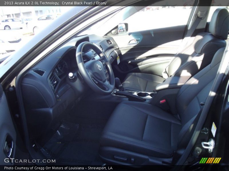 Crystal Black Pearl / Ebony 2013 Acura ILX 2.0L Technology