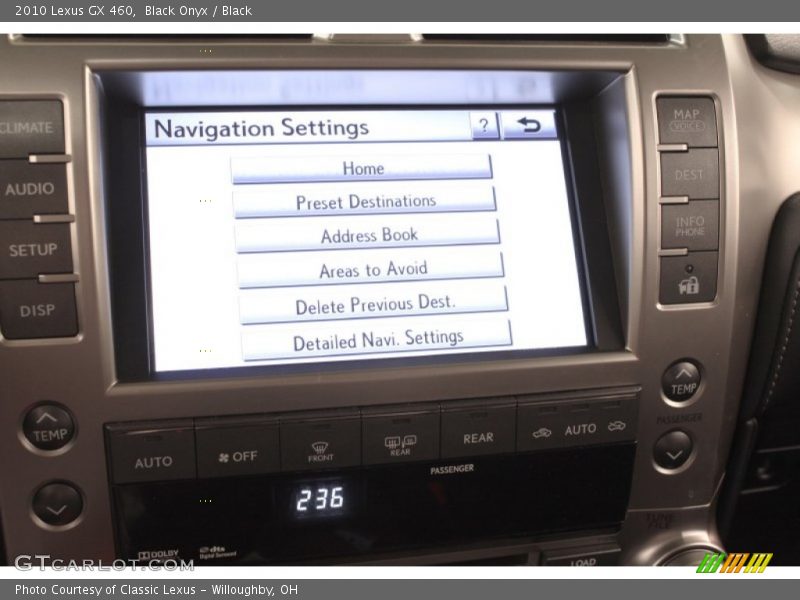 Black Onyx / Black 2010 Lexus GX 460