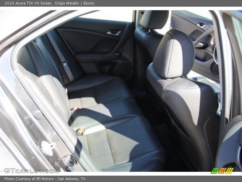 Grigio Metallic / Ebony 2010 Acura TSX V6 Sedan