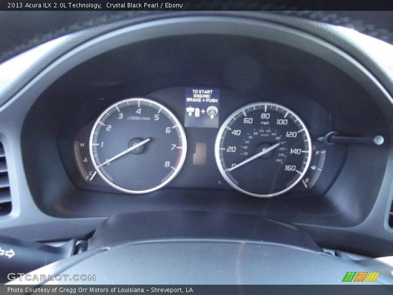Crystal Black Pearl / Ebony 2013 Acura ILX 2.0L Technology