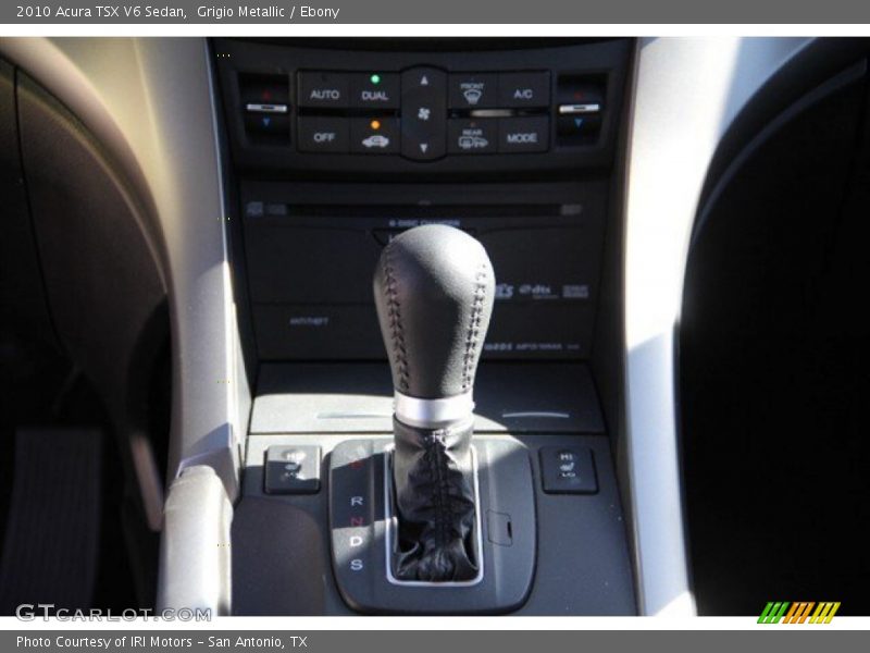 Grigio Metallic / Ebony 2010 Acura TSX V6 Sedan
